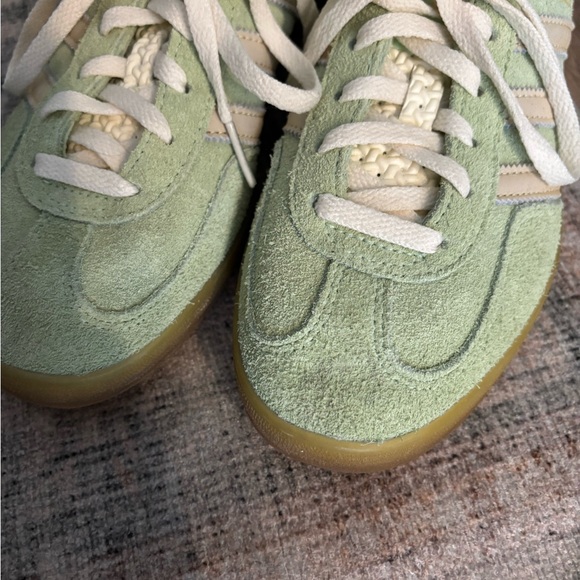 Pastel Green Adidas Gazelle - Picture 4 of 7